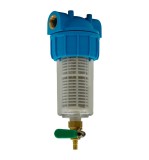 Filtru apa cu purjare FLOW din plastic, cu sita inox 1/2 pentru instalatii