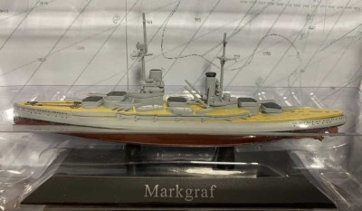 Macheta vapor Markgraf Battleship 1914 foto