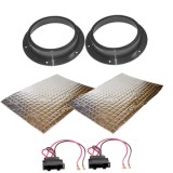 Pachet audio VW Golf V, VI, inele, adaptoare, insonorizant