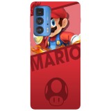 Husa compatibila cu Motorola Edge 20 Lite model Opponent Mario, Silicon, TPU, Viceversa, Transparent, Carcasa