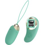 Remote Control-Ou Vibrator Verde cu Telecomandă Mine-Silicon, 10