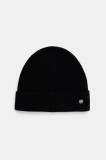 HUGO căciulă de casmir culoarea negru, 50551731