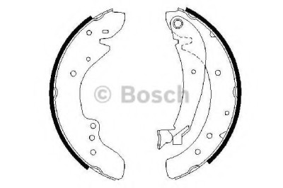 Set saboti frana FIAT DUCATO platou / sasiu (230) (1994 - 2002) BOSCH 0 986 487 521 foto