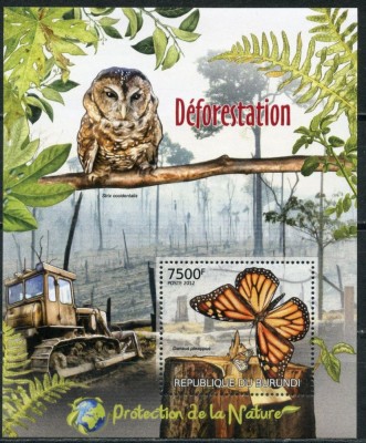 BURUNDI 2013 FAUNA FLUTURI BUFNITE foto