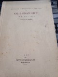 Krishnamurti - Cuv&acirc;ntări și răspunsuri la &icirc;ntrebări din Italia, 1935. Note stenografice autorizate
