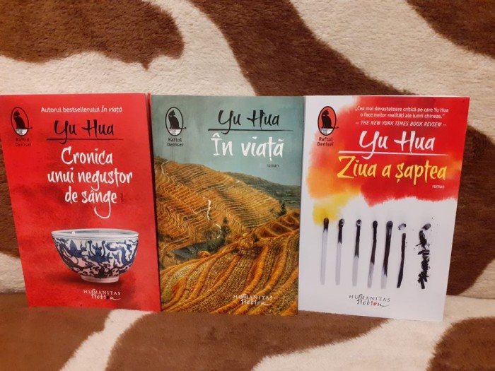 CRONICA UNUI NEGUSTOR DE SANGE/IN VIATA/ZIUA A SAPTEA-YU HUA (3 VOL)