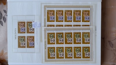 2008-Moldova-Mi=613,614-Bloc+2 Klb-Mi=36Eur-MNH foto