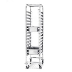 Carucior pentru 15 tavi GN1/1, inox