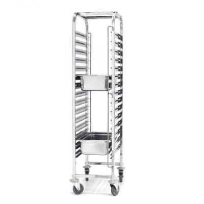 Carucior pentru 15 tavi GN1/1, inox foto