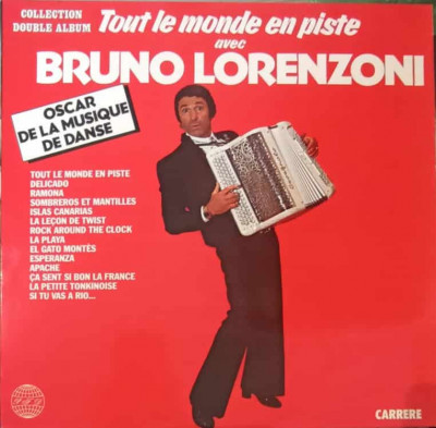 Disc vinil, LP. TOUT LE MONDE EN PISTE AVEM BRUNO LORENZONI. SET 2 DISCURI VINIL-BRUNO LORENZONI foto