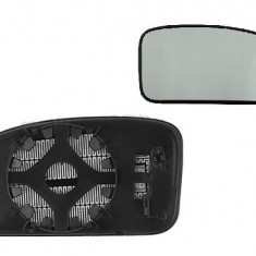 Geam oglinda exterioara cu suport fixare Ford Focus (Daw/Dbw/Dnw/Dfw), 09.1998-11.2004, Dreapta, incalzita; geam convex; cromat; fixare rotunda, View