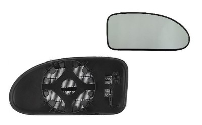 Geam oglinda exterioara cu suport fixare Ford Focus (Daw/Dbw/Dnw/Dfw), 09.1998-11.2004, Dreapta, incalzita; geam convex; cromat; fixare rotunda, View foto