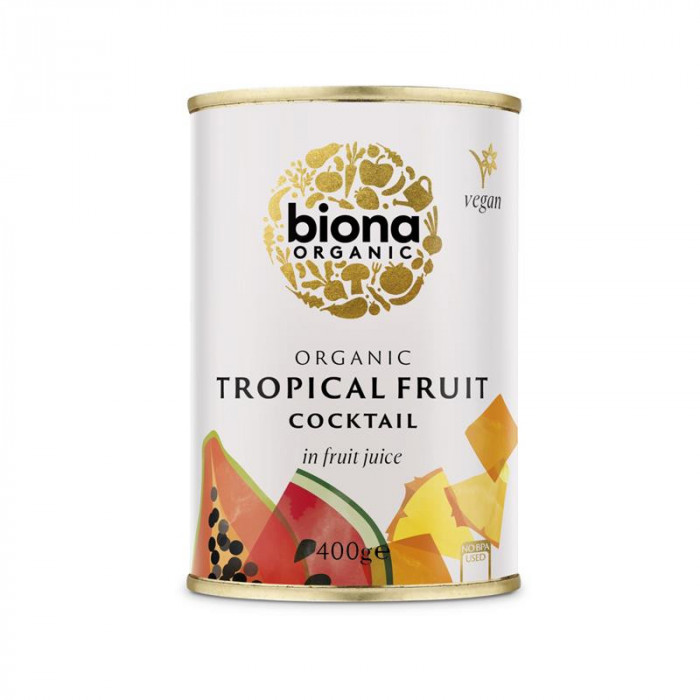 Cocktail de Fructe Tropicale Bio 400gr Biona