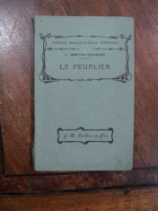 Biblioteca agricola, Plopul, Le Peuplier, Breton Bonnard 1929 foto