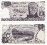 ARGENTINA 50 pesos ND (1976-1978) UNC!!!