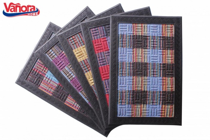 COVORAS INTRARE ANTIDERAPANT TEXTIL MULTICOLOR 40X60 CM, VANORA HOME