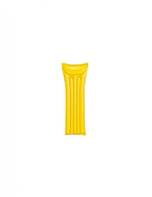 Saltea gonflabila galbena pentru plaja 182x68cm foto