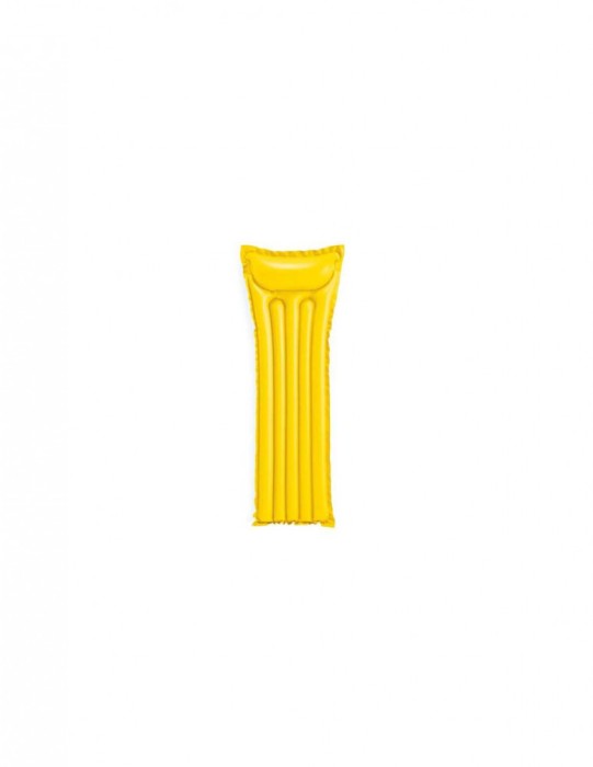 Saltea gonflabila galbena pentru plaja 182x68cm