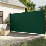 VidaXL Copertină laterală retractabilă, verde &icirc;nchis, 220x600 cm