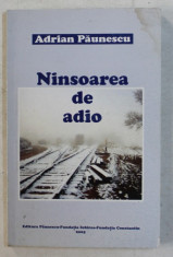 NINSOAREA DE ADIO de ADRIAN PAUNESCU , 2005 DEDICATIE* foto