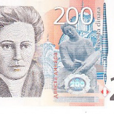 M1 - Bancnota foarte veche - Serbia - 200 dinarI - 2005