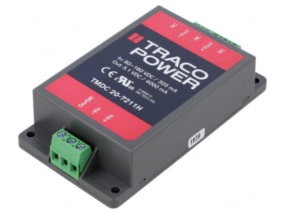 Convertor DC/DC 20W 80-160V la 5.1V 4A foto