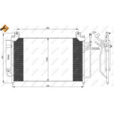 Condensator climatizare, Radiator clima Mazda Cx-7 (Er) Nrf 35881