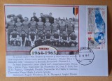 Istoria fotbalului - Suporter - fan zone - echipa de fotbal DINAMO Bucuresti, sezonul 1964-1965, plic, intreg postal