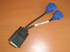 Cablu Dell DMS-59 pin Dual VGA Y-Splitter foto