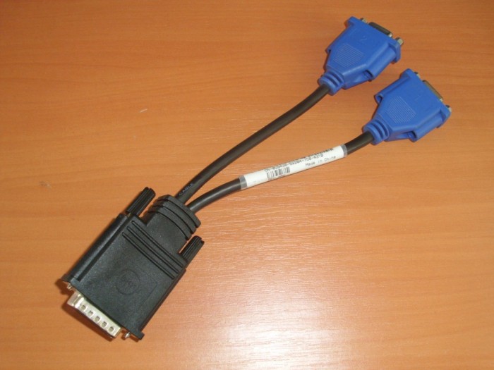 Cablu Dell DMS-59 pin Dual VGA Y-Splitter