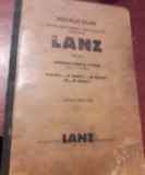 INSTRUCTIUNI PENTRU INTRETINEREA TRACTOARELOR AGRICOLE LANZ 1940 !!!!