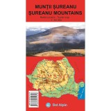 Harta Muntii Sureanu Scara 1:60.000 / Tourist Map Sureanu Mountains 1:60.000