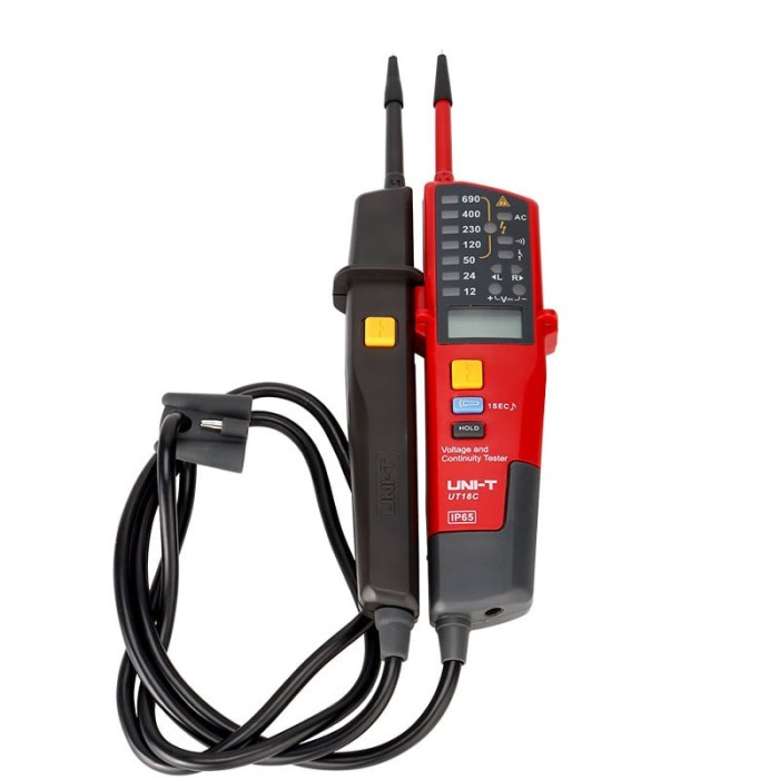 Tester UNI-T UT18D, CAT III 690V, CAT IV 600V, EN 61010, Pentru depanarea instalațiilor electrice