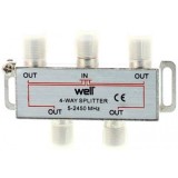 Splitter CATV 4 iesiri 5-2450Mhz Well