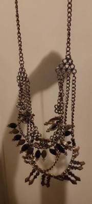 colier statement metal placat foto