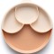 Set diversificare hrana bebelusi Miniware Healthy Meal, 100% din materiale naturale biodegradabile, 3 piese, Toffee/Peach