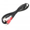 Cablu jack 3,5mm tata la 2 x RCA tata, 1,2m, L101710