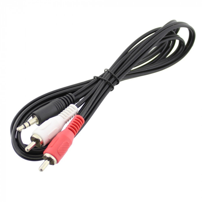 Cablu Jack tata-RCA x 2 tata, 1.2m, BQ CABLE, BQC-JPS2RP-0120, T108925