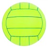 Minge Volei Plaja Fluorescenta Galbena, Dungi Bleu, 23cm, Plastic Rezistent, Umflare Ac - Ideala Joc Nisip, Distractie Sub Soare