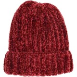 Cumpara ieftin Caciula Dama Tricotata cu Snur de Catifea Rosie