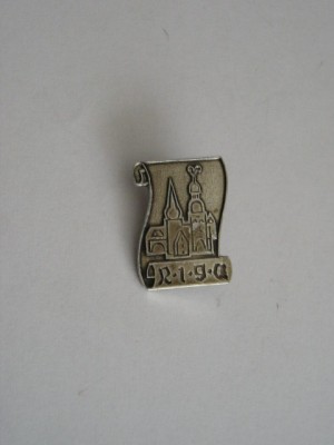 QW9 N3 80 - insigna - orase - capitale - Riga foto