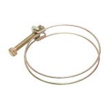 Colier din sarma pentru furtun 75-80 mm, cu surub M6x70 mm, Breckner