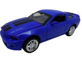 Macheta Ford mustang albastru cu sunet lumini deschide usile