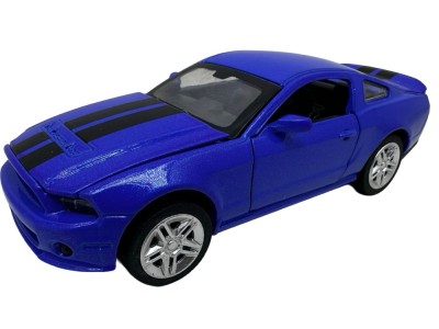 Macheta Ford mustang albastru cu sunet lumini deschide usile foto