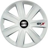 Cumpara ieftin Set 4 Capace Roti GTX Alb R16, Compatibil Cu Seat, Autohelix MSA