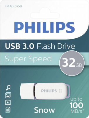 Memory Stick Usb 3.0 - 32gb Philips Snow Edition foto