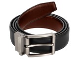 Trousers belt 120, maro-negru