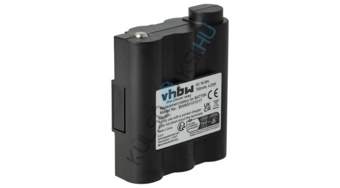 Baterie radio VHBW de &icirc;nlocuire pentru Alan / Midland BATT5R, PB-ATL/G7 - 700 mAh 6 V NiMH