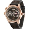 Ceas Barbati Sector Oversize R3251102022, 48mm, Inox, Piele Naturala, Quartz, Analog, Cristal Mineral, 10 ATM
