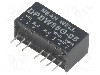 Convertor de tensiune, DC-DC, intrare 18...75V DC, iesire 5V DC, putere 6W, MEAN WELL - DPBW06G-05